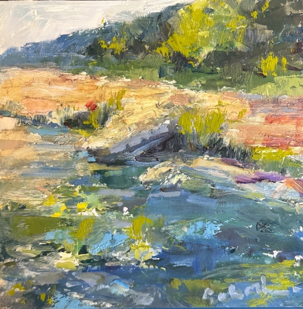 Mossy Pond by artist Sue Sakahara